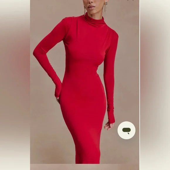 Meshki Vibrant Red Maxi Dress - Picture 1 of 2